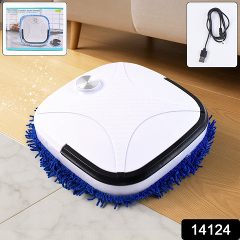 VYRO-7 Smart Floor Cleaning Robot with USB recharge, featuring dry and wet mop functions for efficient floor cleaning.