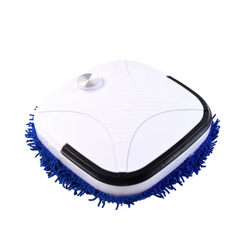 VYRO-7 smart floor cleaning robot with USB rechargeable feature, dry and wet mopping capabilities, shown in action on a clean floor.